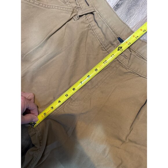 Mens Faded Glory Khaki Cargo Carpenters Pants 40X30 100% Cotton Casual Wear - Picture 4 of 7